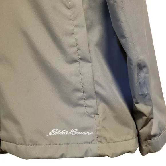 EUC | Eddie Bauer | Mesh Lined Rain Jacket | Olive Green | Size XL - Picture 10 of 13